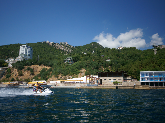 Собственный пляж